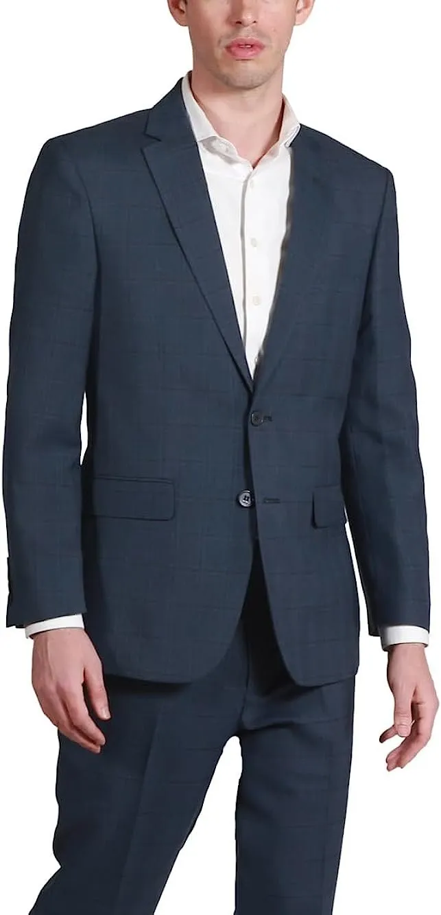 Adam Baker Men's Regular Fit 2-Piece Single Breasted Suit