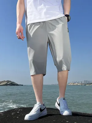 Alohadaddy Easy Washable Quick Dry Men's Shorts Loose Casual Breathable Large Size Outdoor Swim Trunks