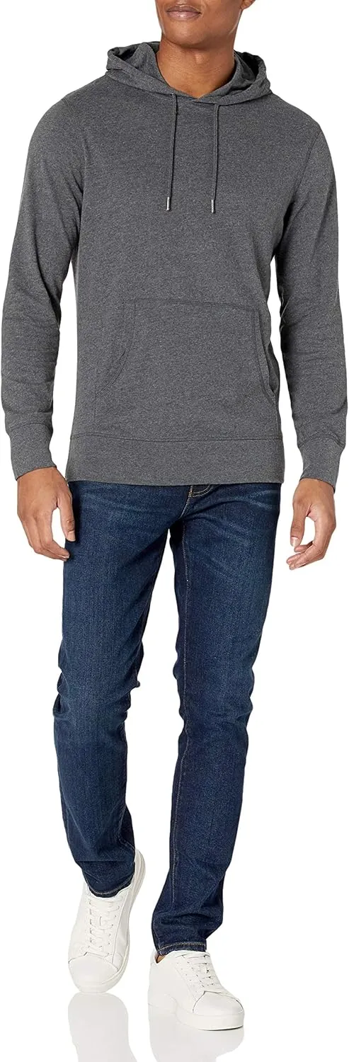 Amazon Essentials Men's Lightweight Jersey Pullover Hoodie