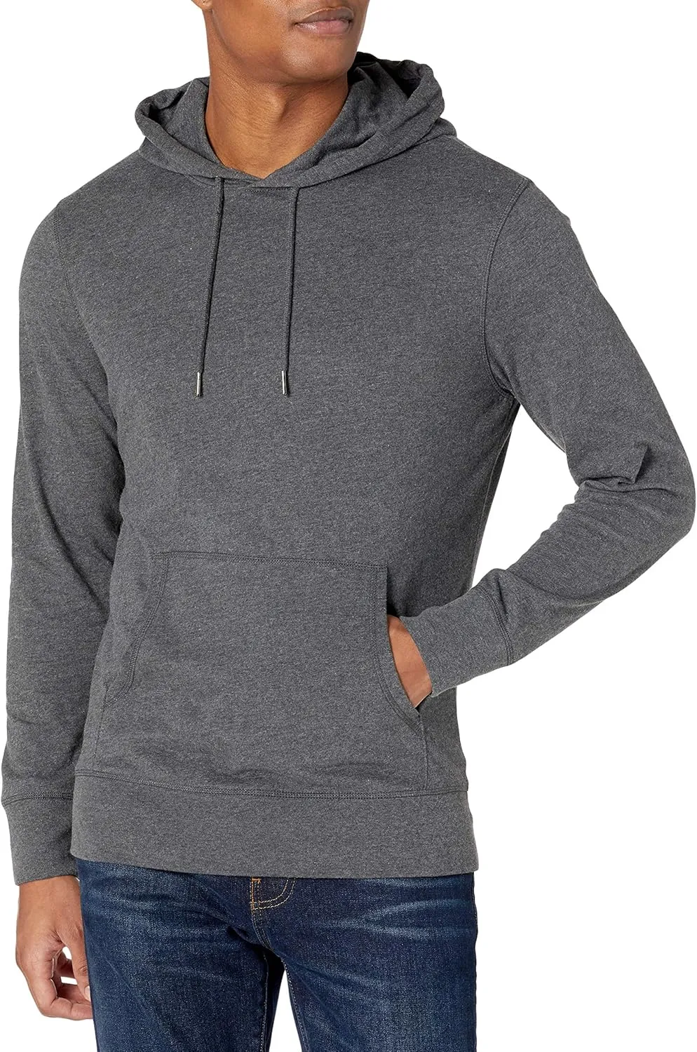 Amazon Essentials Men's Lightweight Jersey Pullover Hoodie