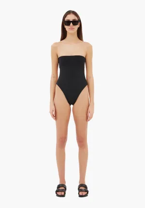 BANDEAU ONE PIECE BLACK