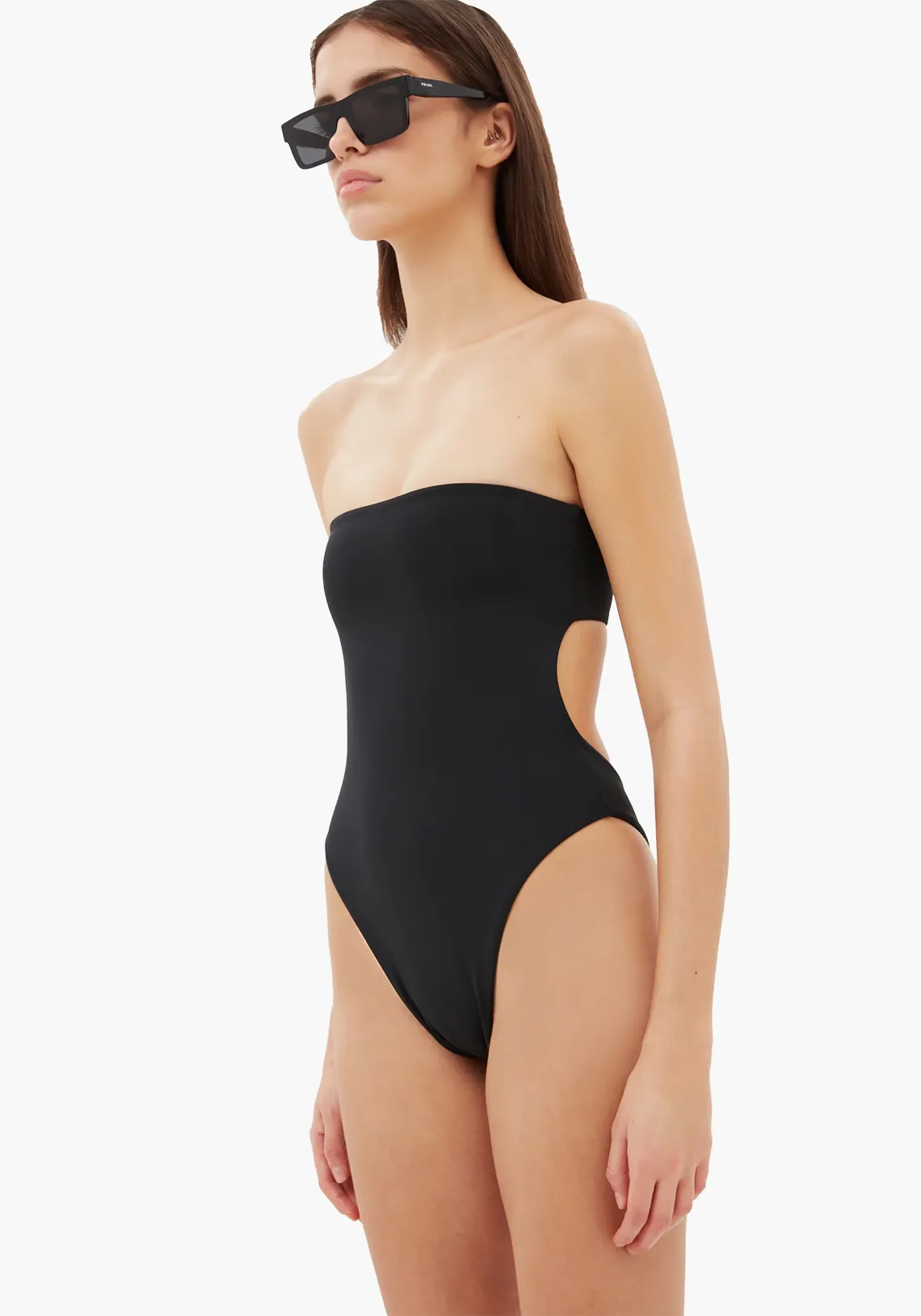 BANDEAU ONE PIECE BLACK