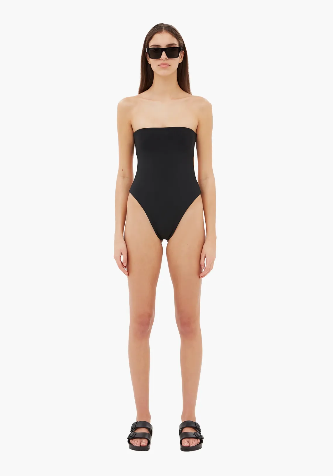 BANDEAU ONE PIECE BLACK