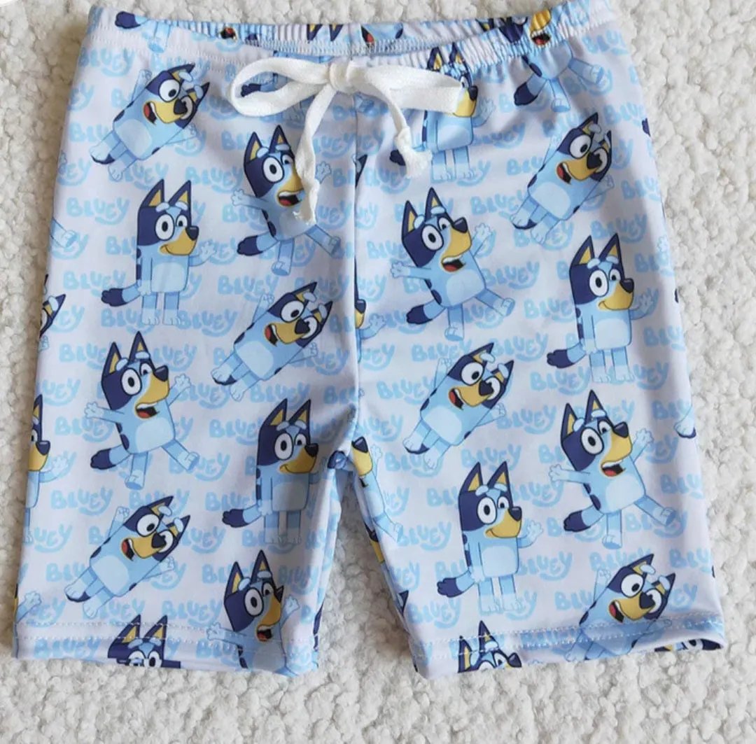 Brother/Sister swim bluey