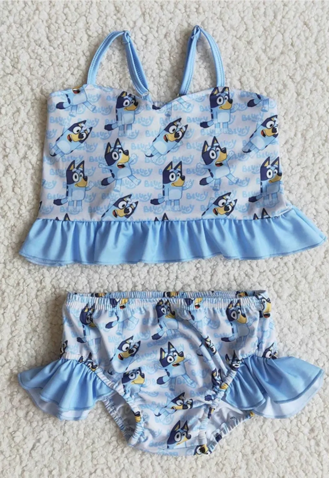Brother/Sister swim bluey