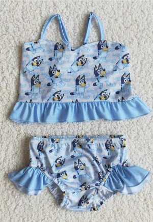 Brother/Sister swim bluey