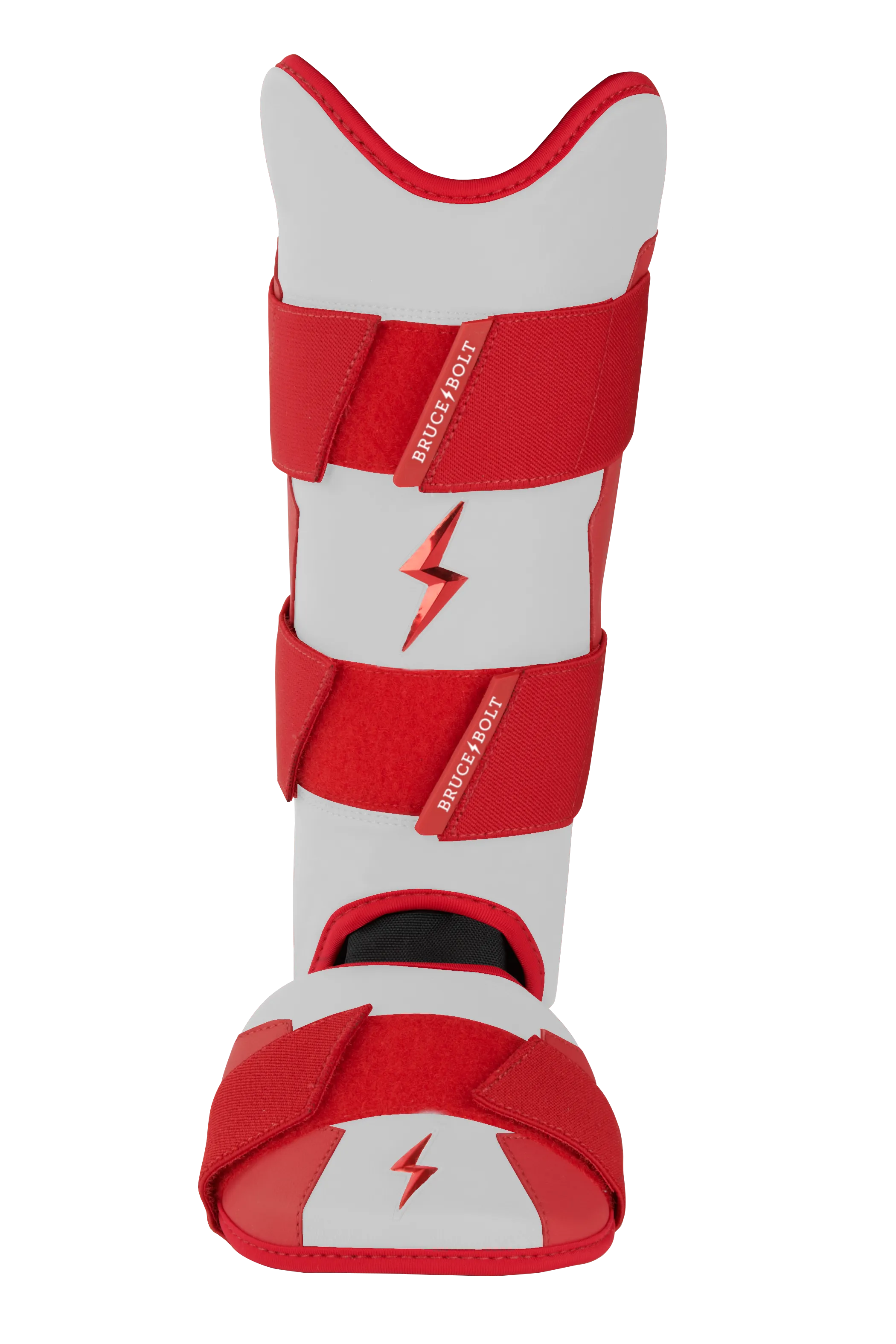 BRUCE BOLT Chrome Series Leg Guard - RED