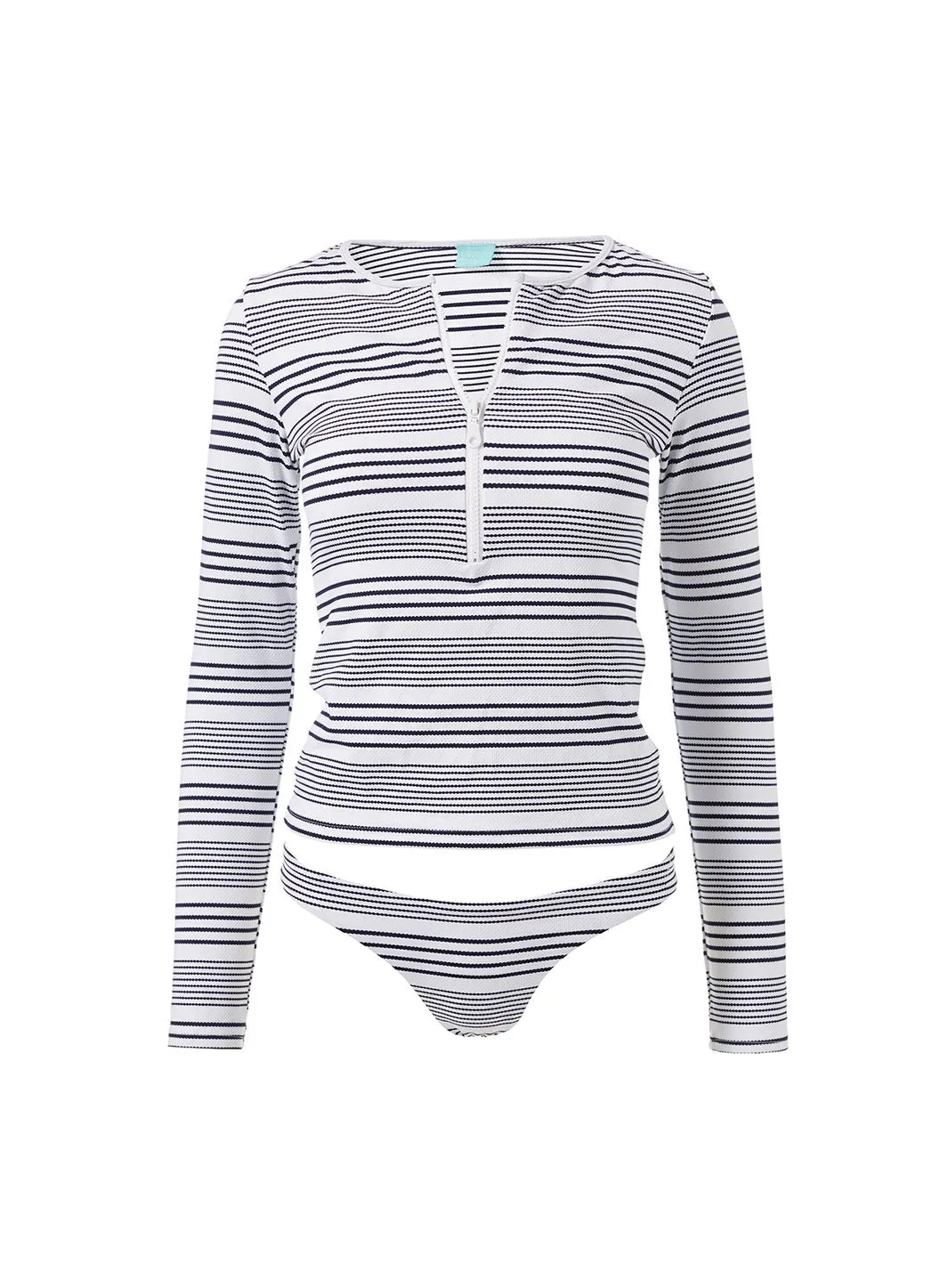 Cali Nautical Pique Stripe Bikini