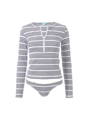 Cali Nautical Pique Stripe Bikini