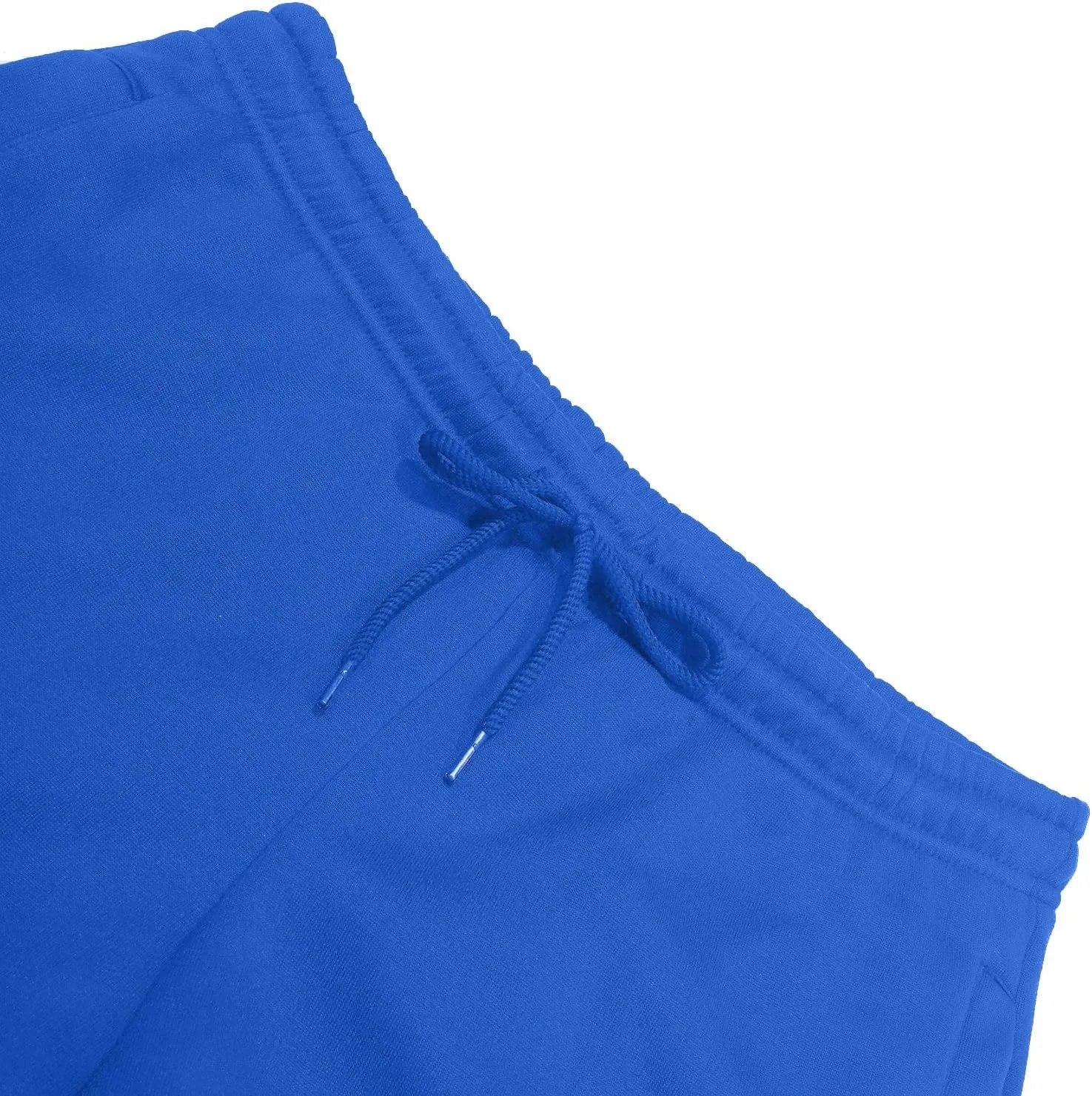 Cargo Sweatpants for Men Heavyweight Fleece Baggy Elastic Waist Drawstring Joggers Fall Trousers with Pockets