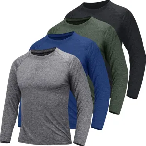 CE' CERDR Long Sleeve Shirts for Men - Quick Dry Moisture Wicking Sun Protection for Fishing Workout Casual