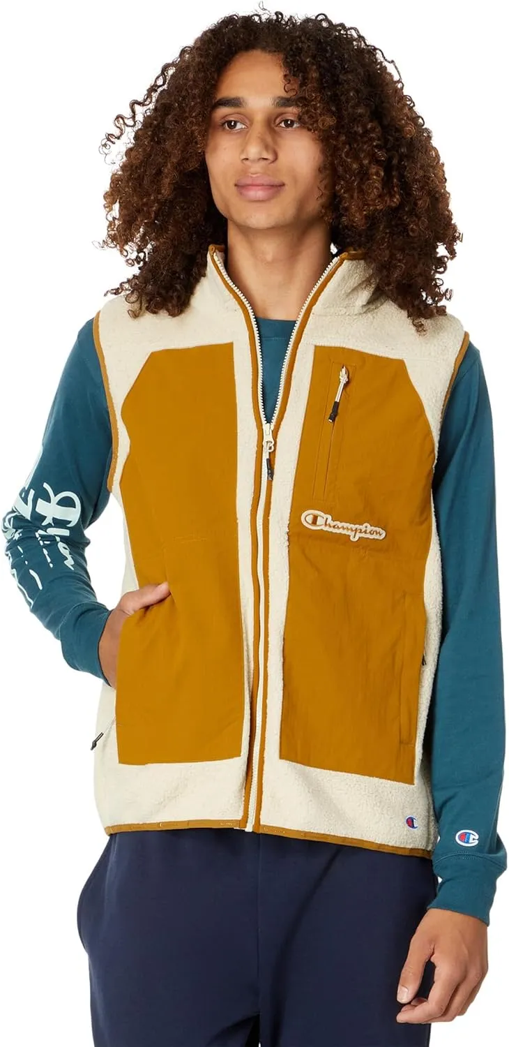 Champion Mens Cozy Shearling Vest