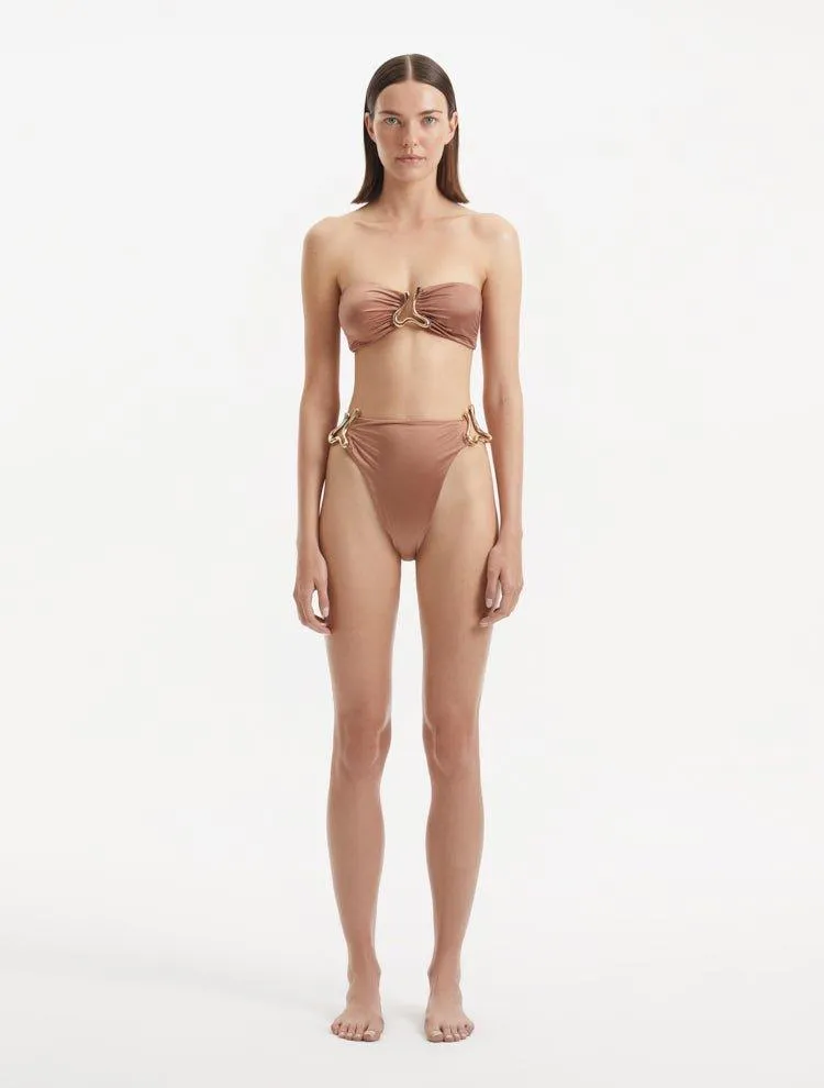 Clyde Brown Bikini Bottom