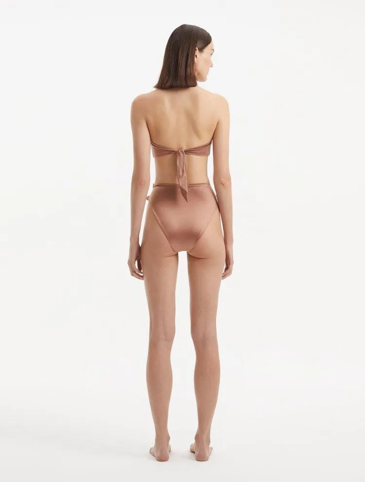 Clyde Brown Bikini Bottom