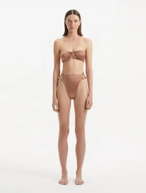 Clyde Brown Bikini Bottom