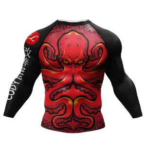 Cody Lundin - " The KRAKEN "  -  Long Sleeve MMA Compression  Shirt / Rash Guard