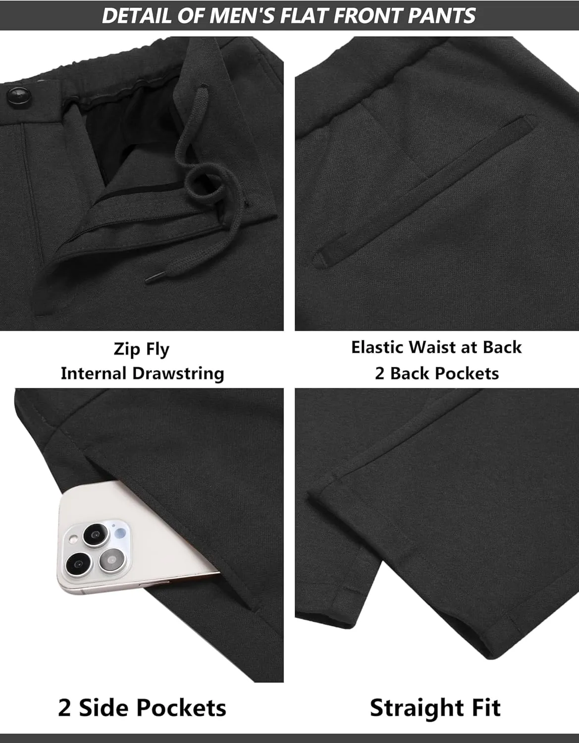 COOFANDY Men's Suits 2 Piece Slim Fit Suit Set 2 Button Lightweight Casual Knit Blazer Suit Jacket Pants
