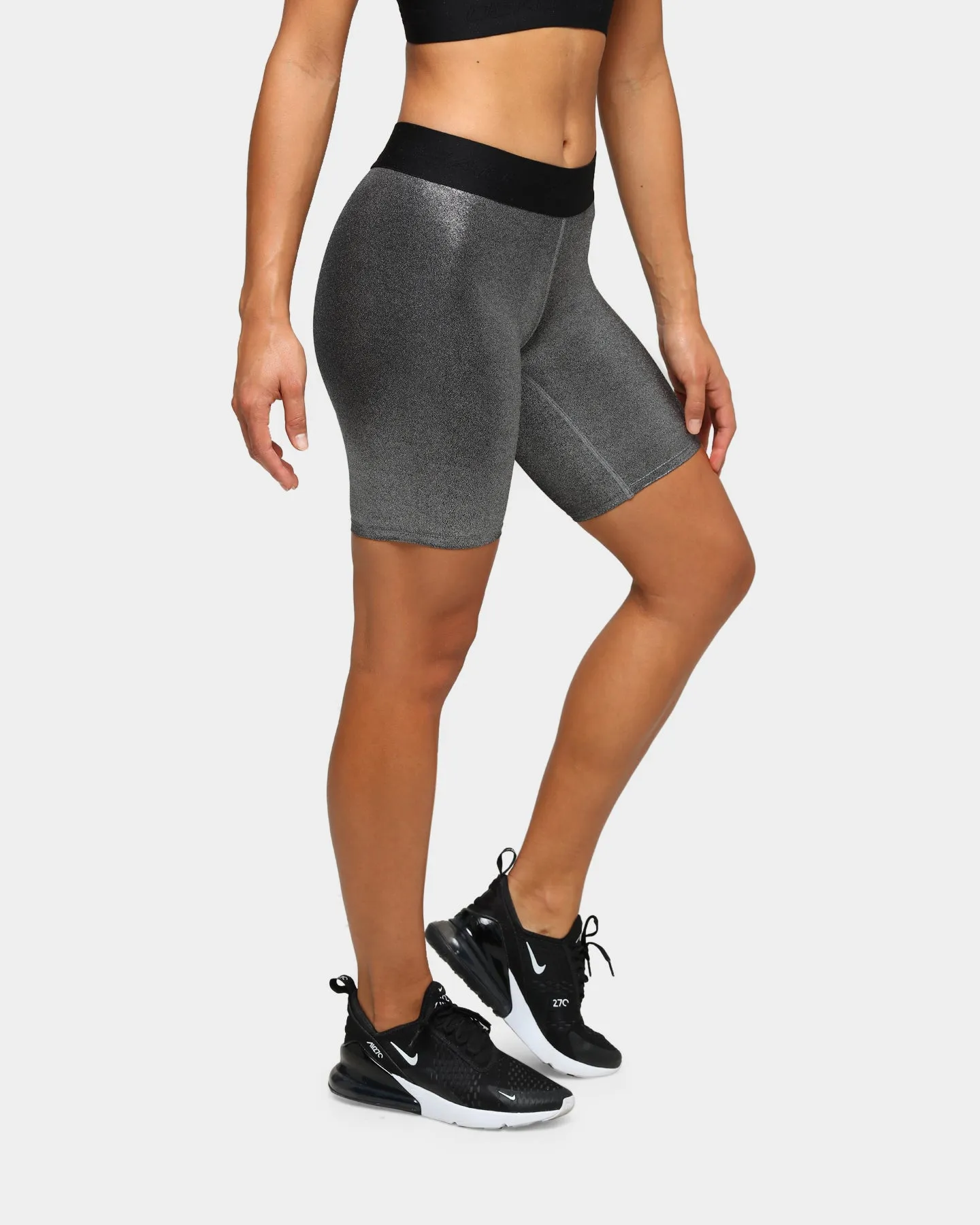 Dead Sport Women's Phantom Bike Shorts Silver/Black/Metallic