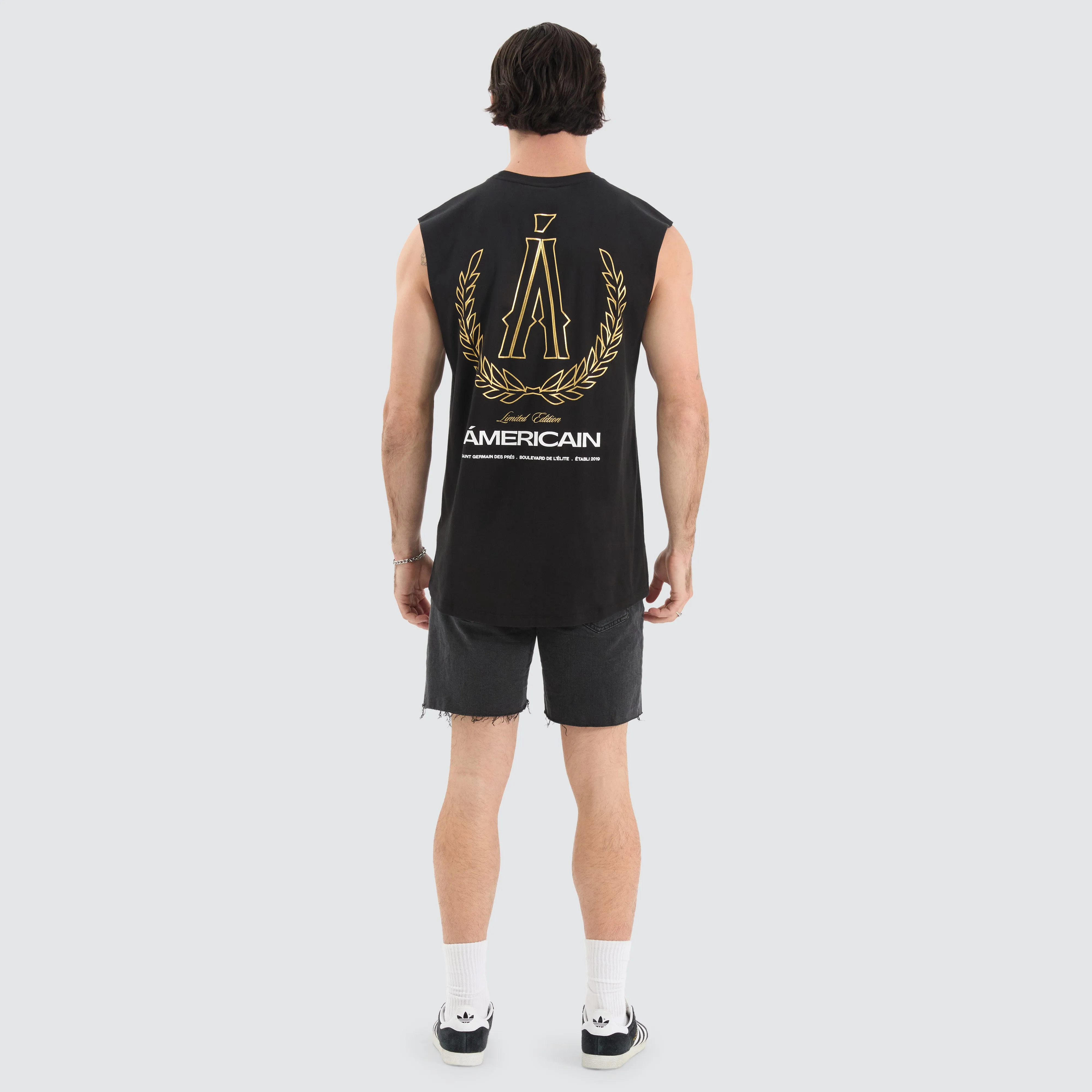 Dragonfire Scoop Back Muscle Jet Black