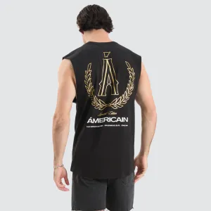 Dragonfire Scoop Back Muscle Jet Black