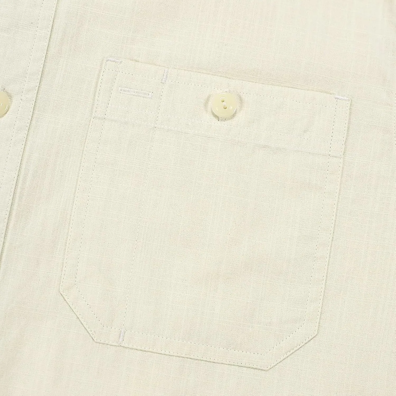 Dubinik Chambray Shirt Men Long Sleeve Cotton Work Shirts with 2 Pockets Casual Button Down