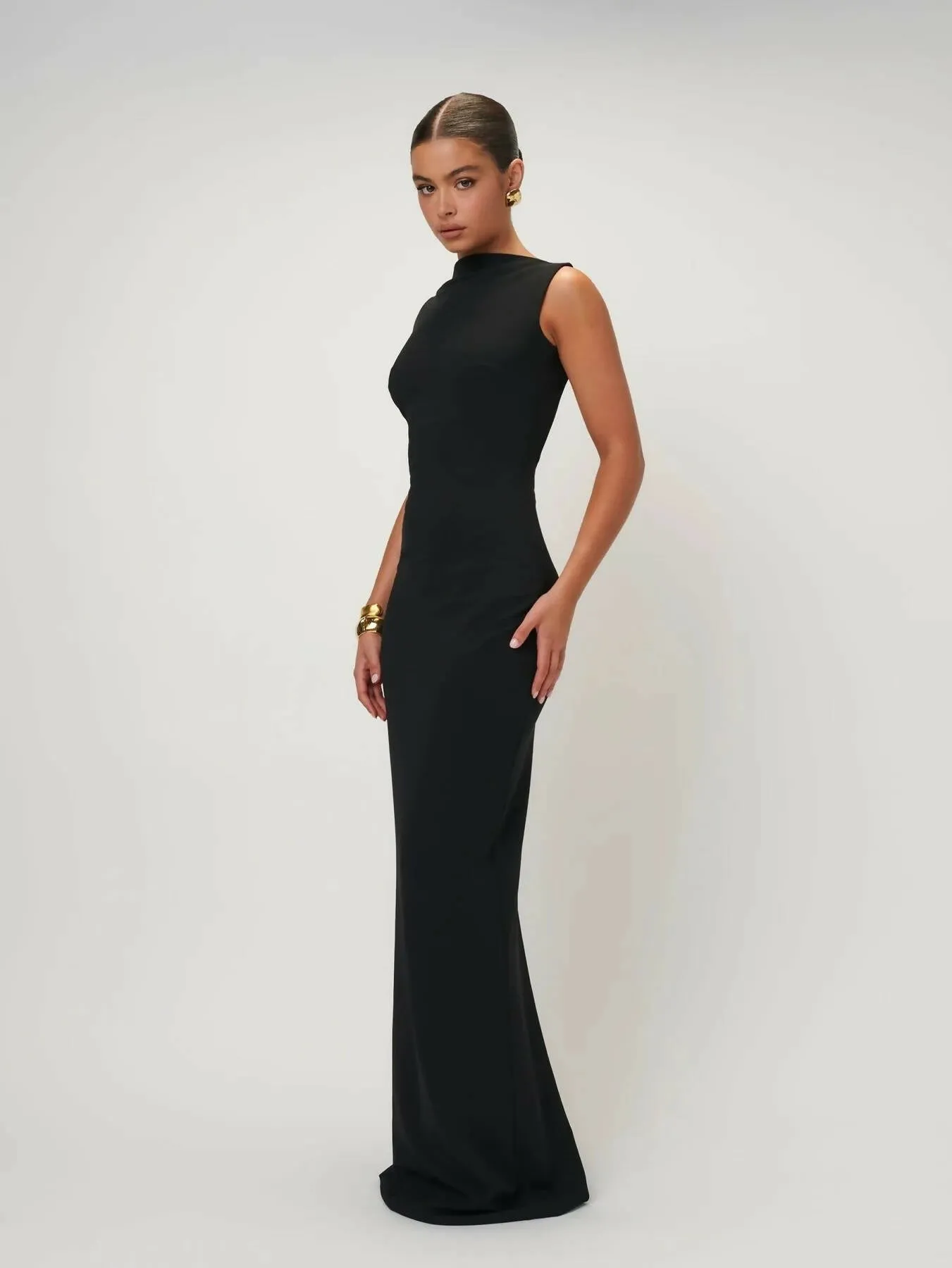 Effie Kats Verona Black Gown Dress
