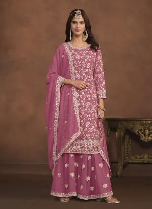 Faux Georgette Designer Sharara Suit
