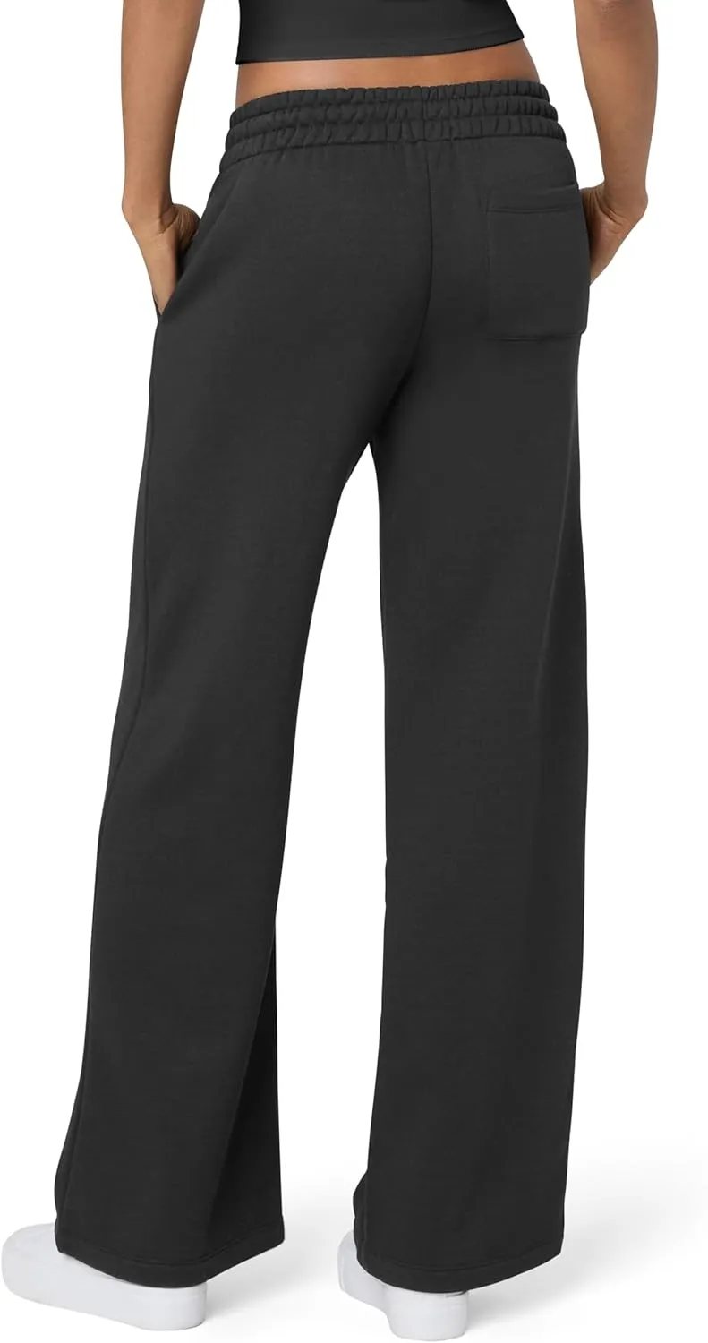 florence by mills Women's Cozy Crush Wide Leg Sweatpant