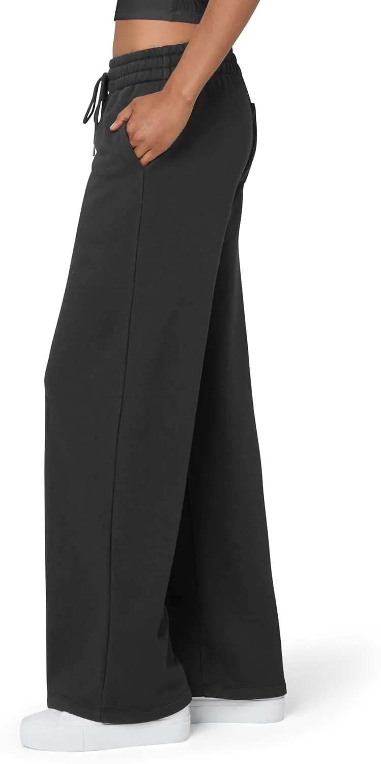 florence by mills Women's Cozy Crush Wide Leg Sweatpant