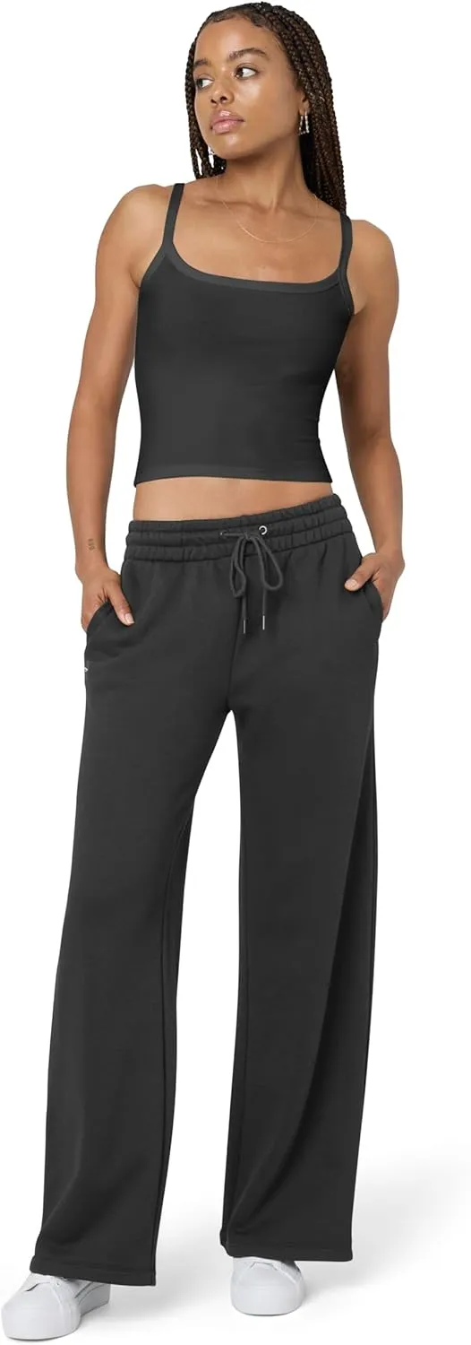 florence by mills Women's Cozy Crush Wide Leg Sweatpant