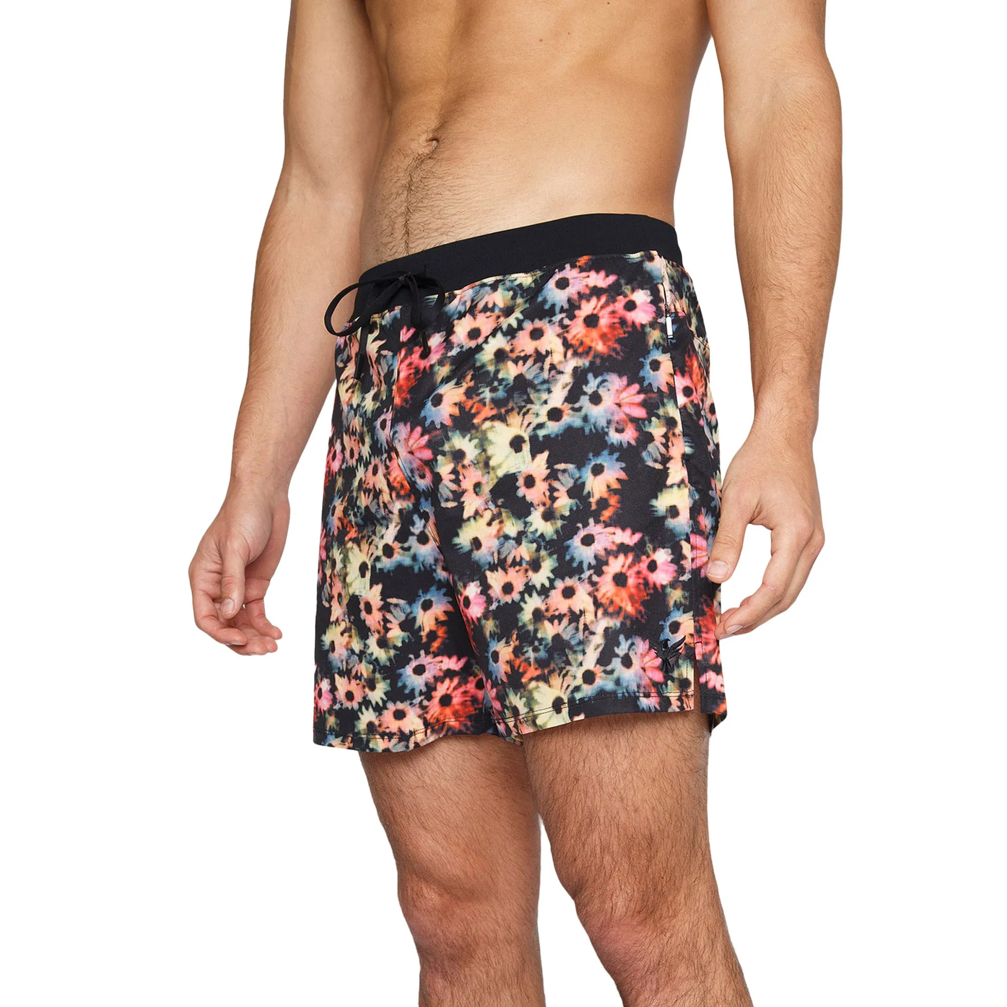 Flow Shorts - Black Floral