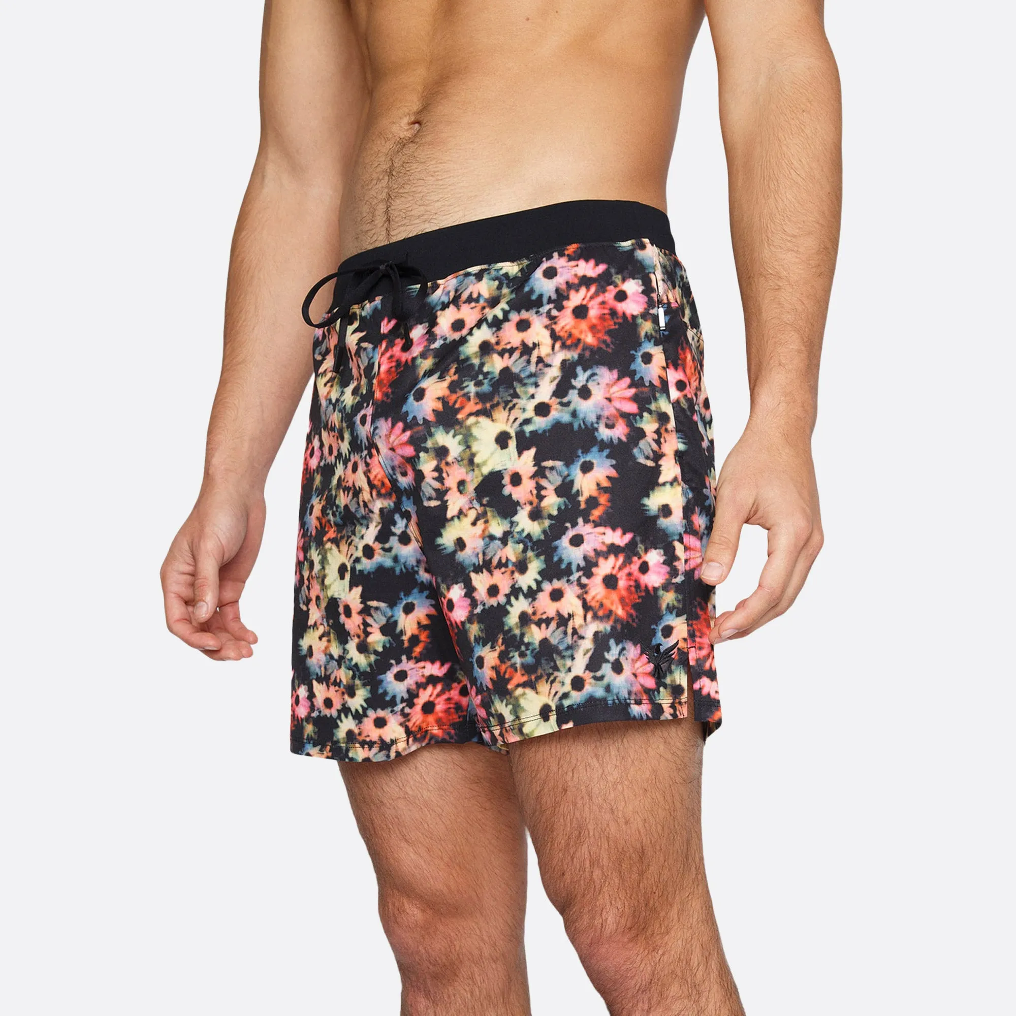 Flow Shorts - Black Floral