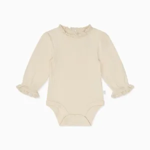 Frilled Ribbed Bodysuit