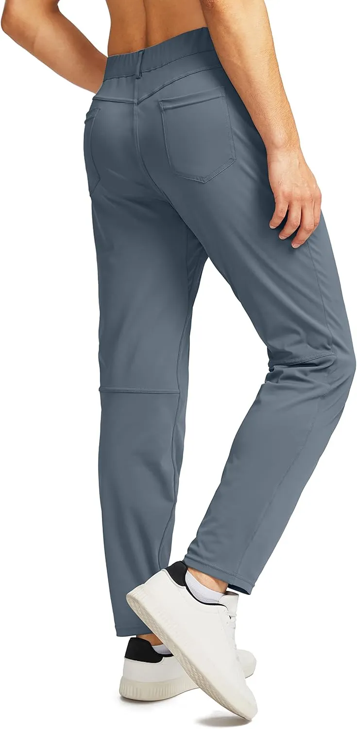G Gradual Men's Stretch Golf Pants with 6 Pockets Slim Fit Dress Pants for Men Travel Casual Work