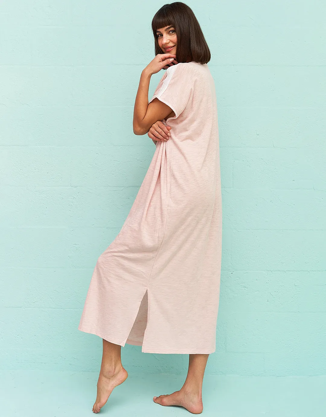 Gaia Beach Kaftan - Nude