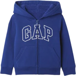 GAP Baby Boys' Cozy Logo Full Zip