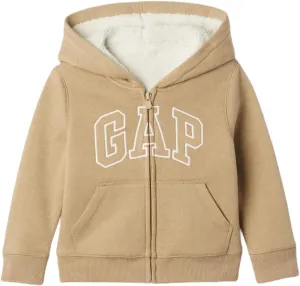 GAP Baby Boys' Cozy Logo Full Zip