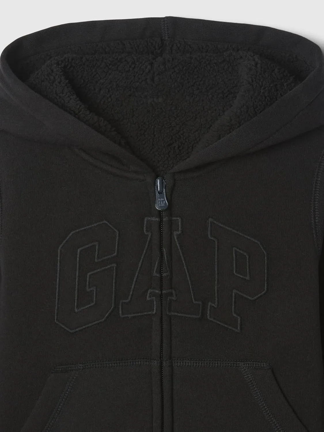 GAP Baby Boys' Cozy Logo Full Zip