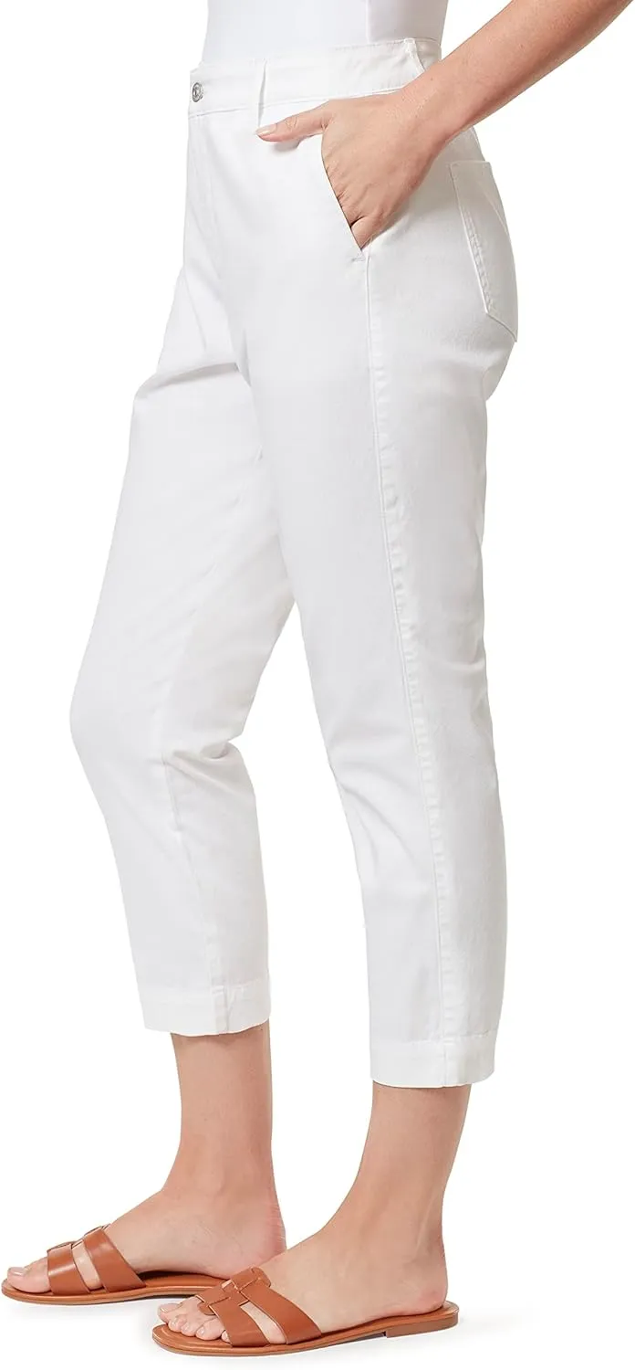 Gloria Vanderbilt Women's High Rise Tapered Trouser Pant Standard