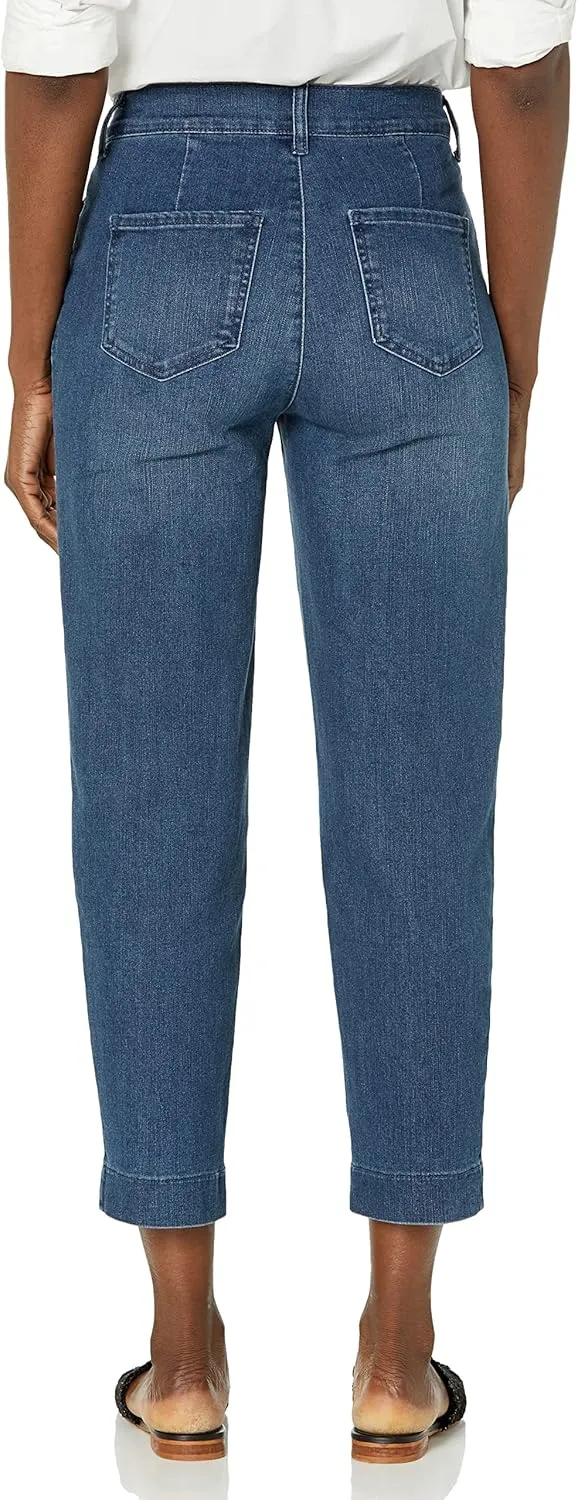 Gloria Vanderbilt Women's High Rise Tapered Trouser Pant Standard