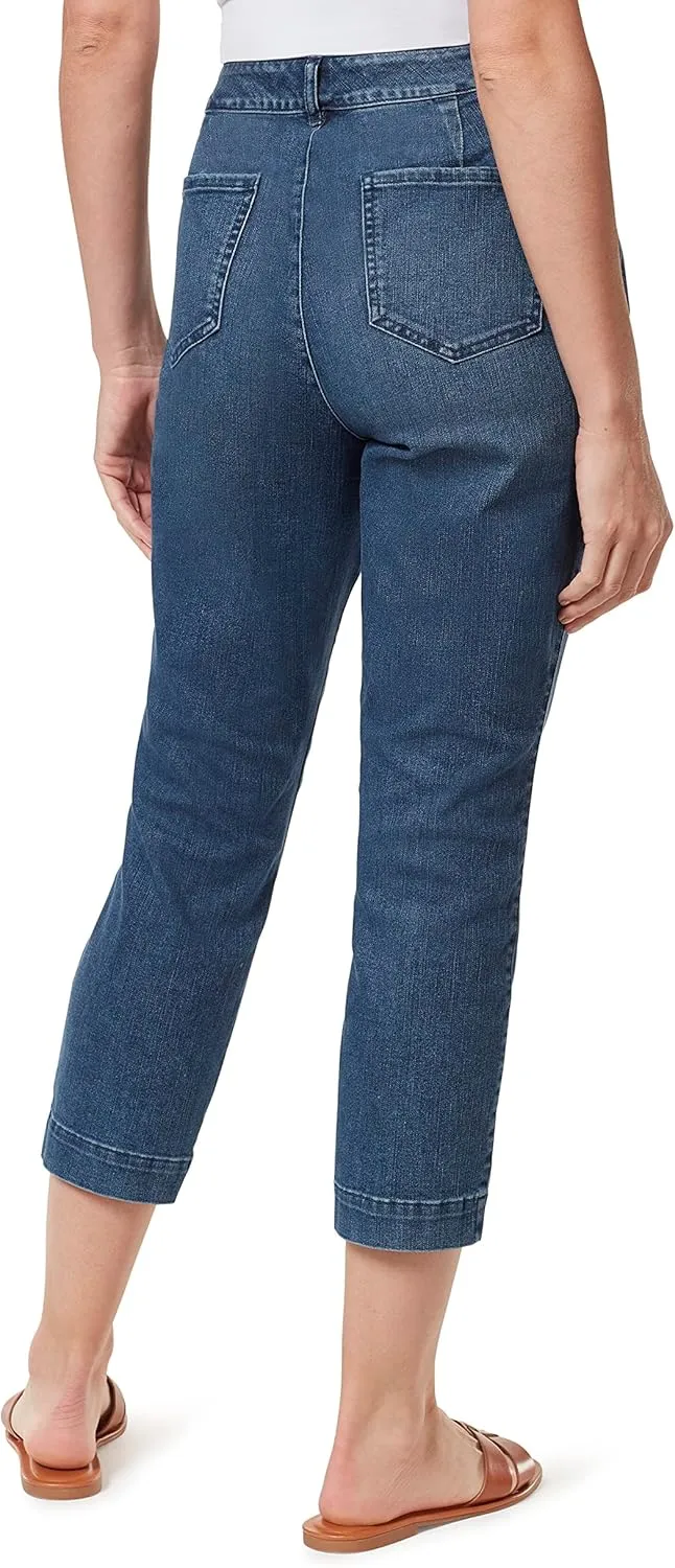Gloria Vanderbilt Women's High Rise Tapered Trouser Pant Standard