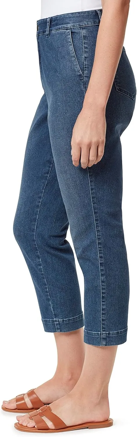Gloria Vanderbilt Women's High Rise Tapered Trouser Pant Standard