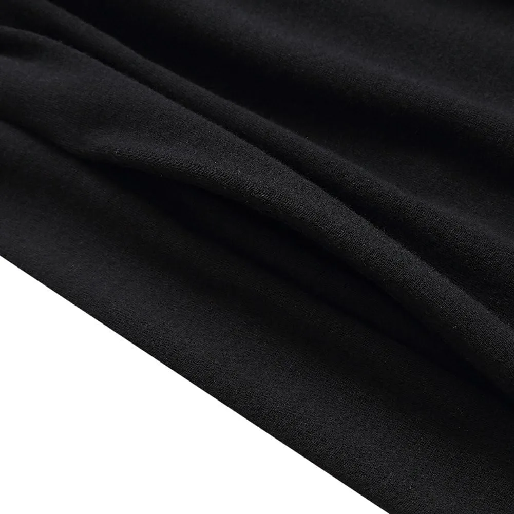 GlorySunshine Women's Elastic Waist Solid Palazzo Casual Wide Leg Pants with Pockets