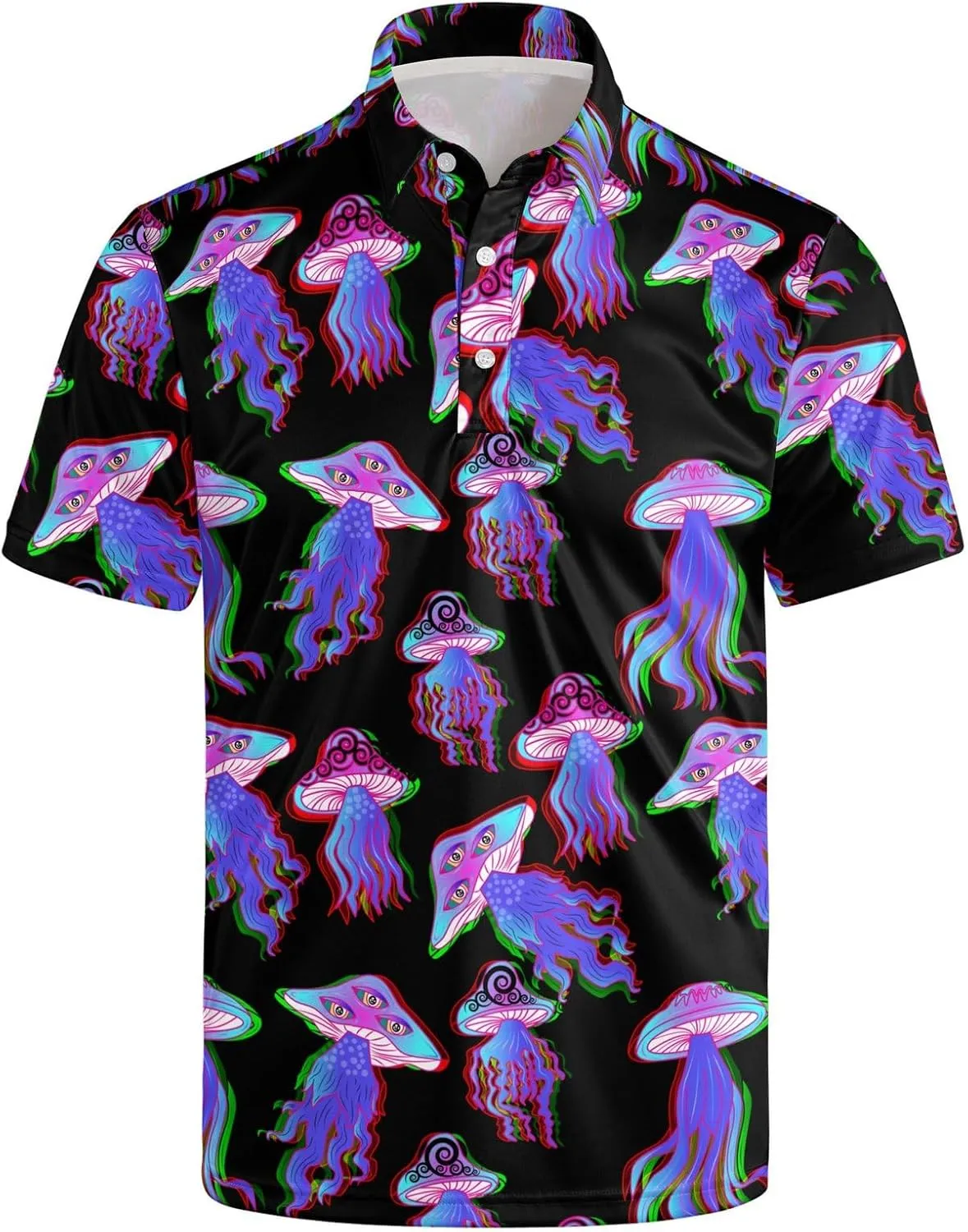 Golf Shirts for Men Dry Fit Classic Sunglass Rubber Duck Short Sleeve Casual Outfit Polo Shirt