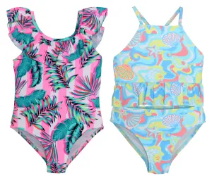 GX-ABM - Wholesale Little Girl's Ruffled One-Piece & Tankini