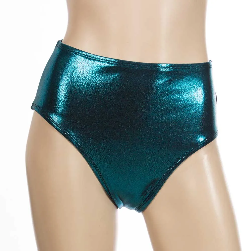High Waisted Sexy Short- Teal Mystique