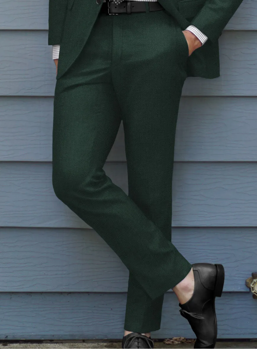 Huddersfield Stretch Emerald Green Wool Suit