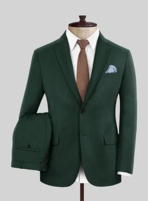 Huddersfield Stretch Emerald Green Wool Suit