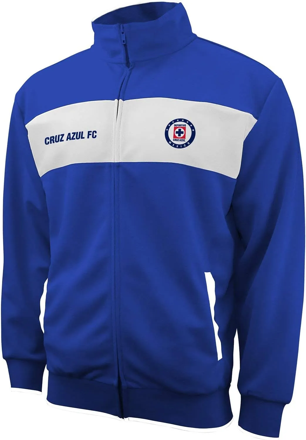Icon Sports Pro League Soccer Track Jacket  Officially Licensed Unisex Zip-Up Soccer Outerwear