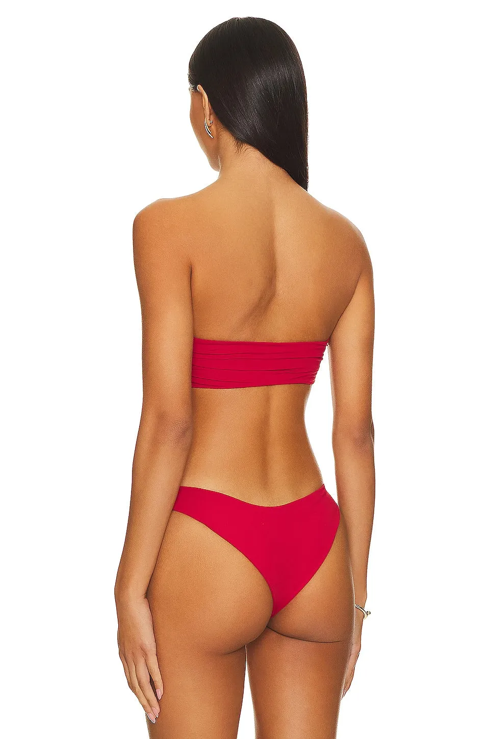 Indah Cleo Bandeau Bikini Top, Velvet